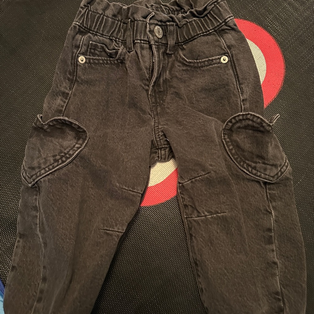 GAP Kids Black Horseshoe Hearts Jeans